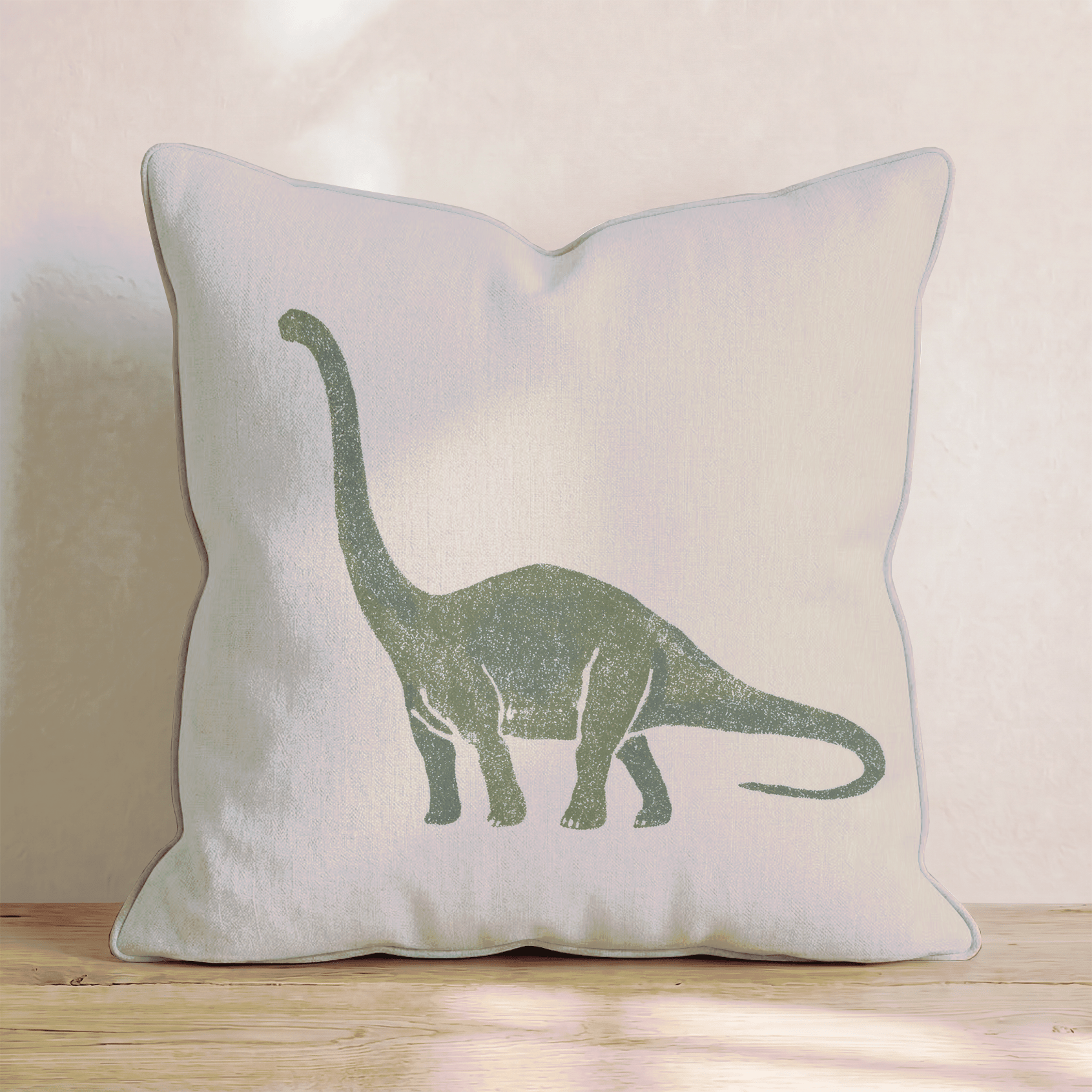 Brachiosaurus Silhouette Throw Pillow - Benton Lane Home - Hillcroft Home