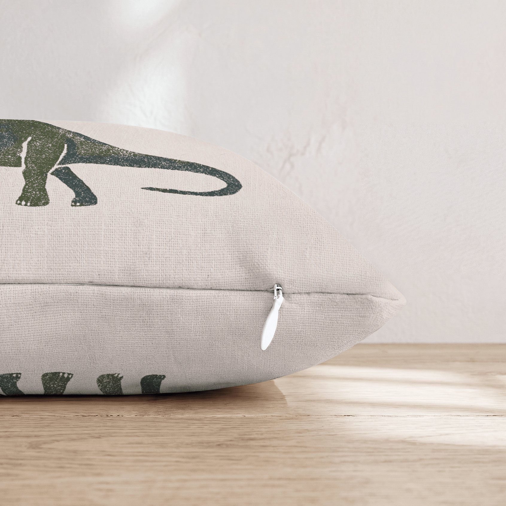 Brachiosaurus Silhouette Throw Pillow - Hillcroft Home