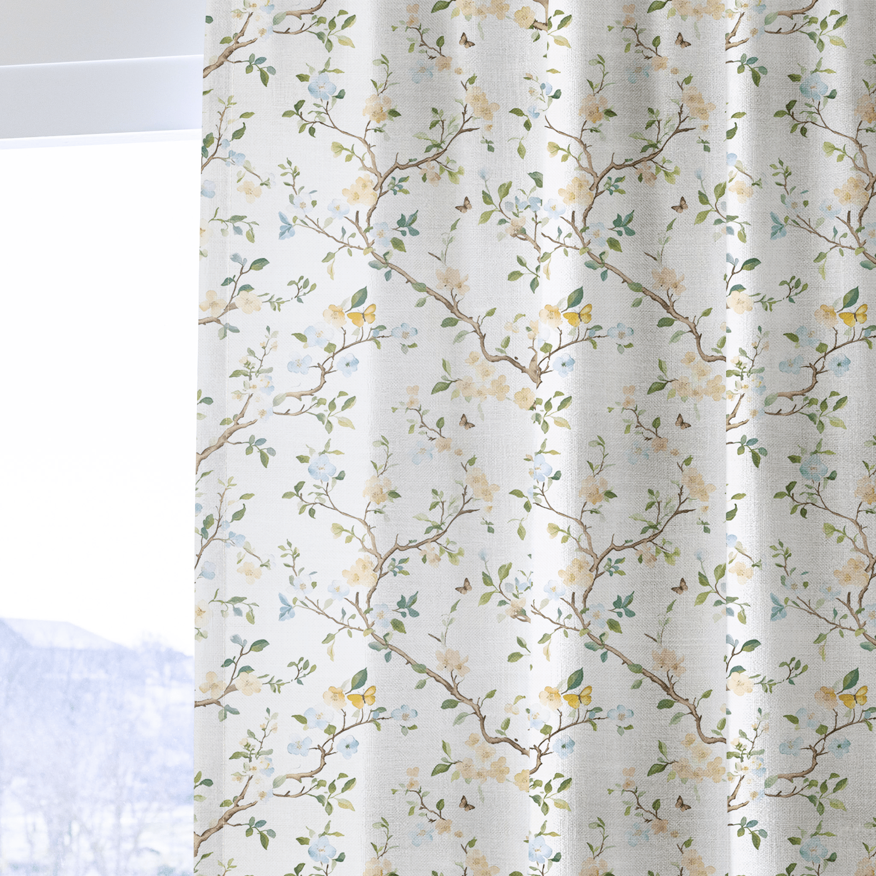 Branch Out - Drapery - Benton Lane Home - Lemon Park