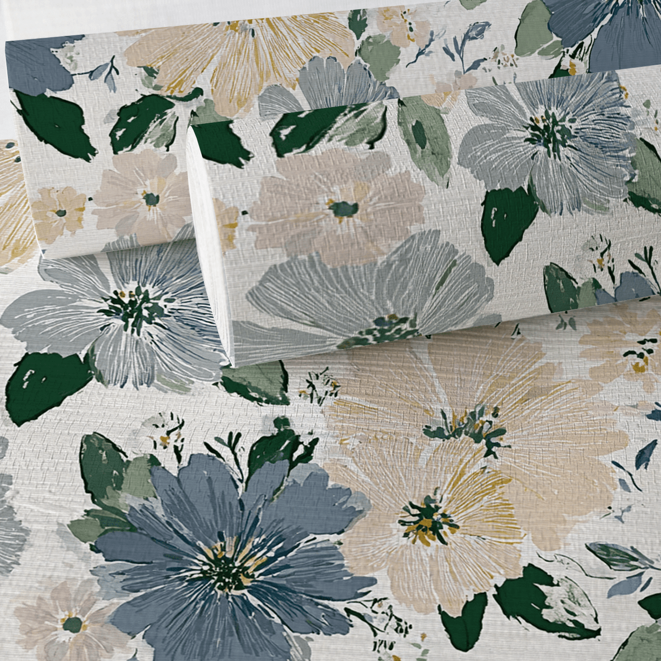 Briar Blossom Faux Grasscloth Wallpaper - Lemon Park