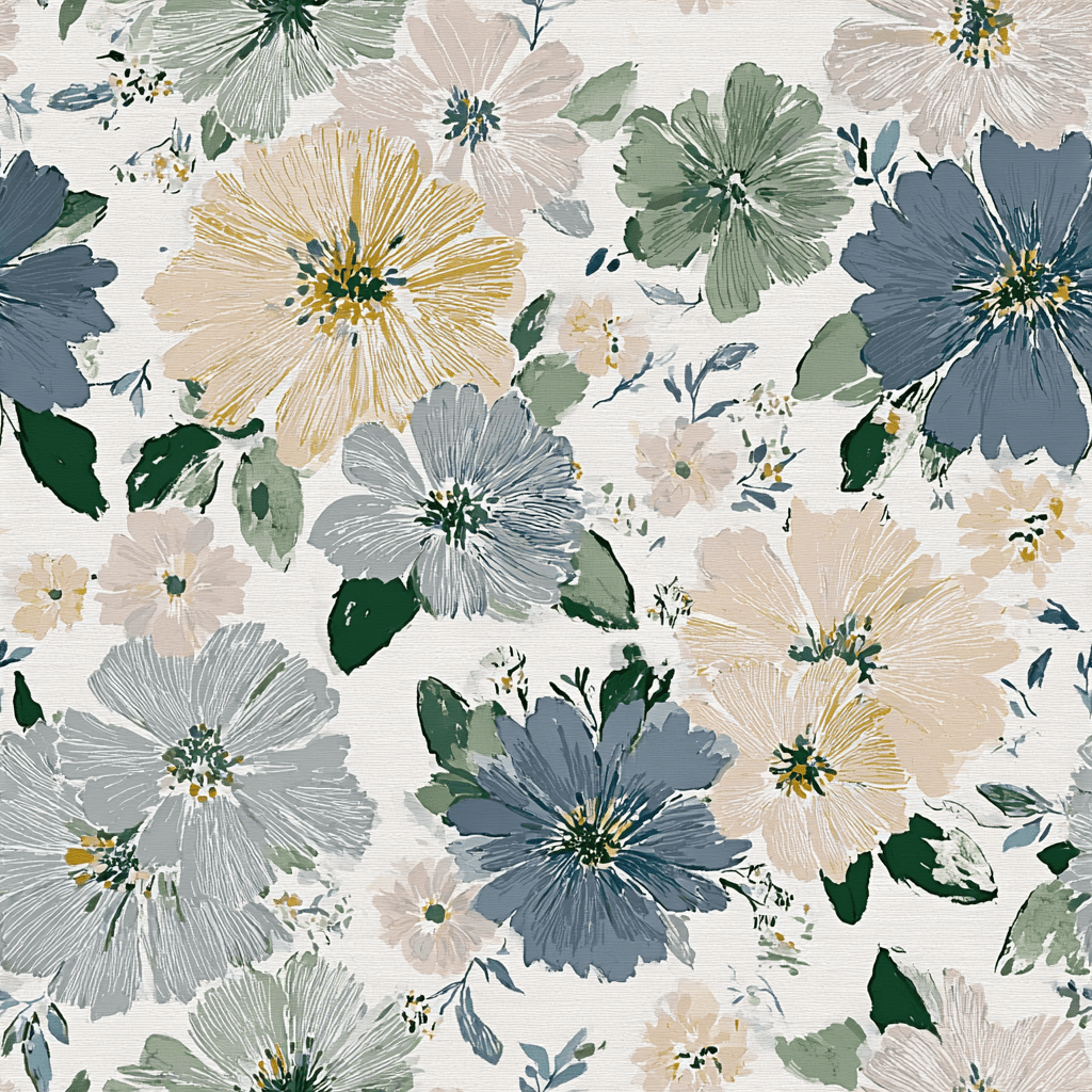 Briar Blossom Wallpaper - Benton Lane Home - Lemon Park