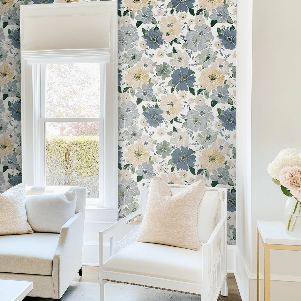 Briar Blossom Wallpaper - Benton Lane Home - Lemon Park