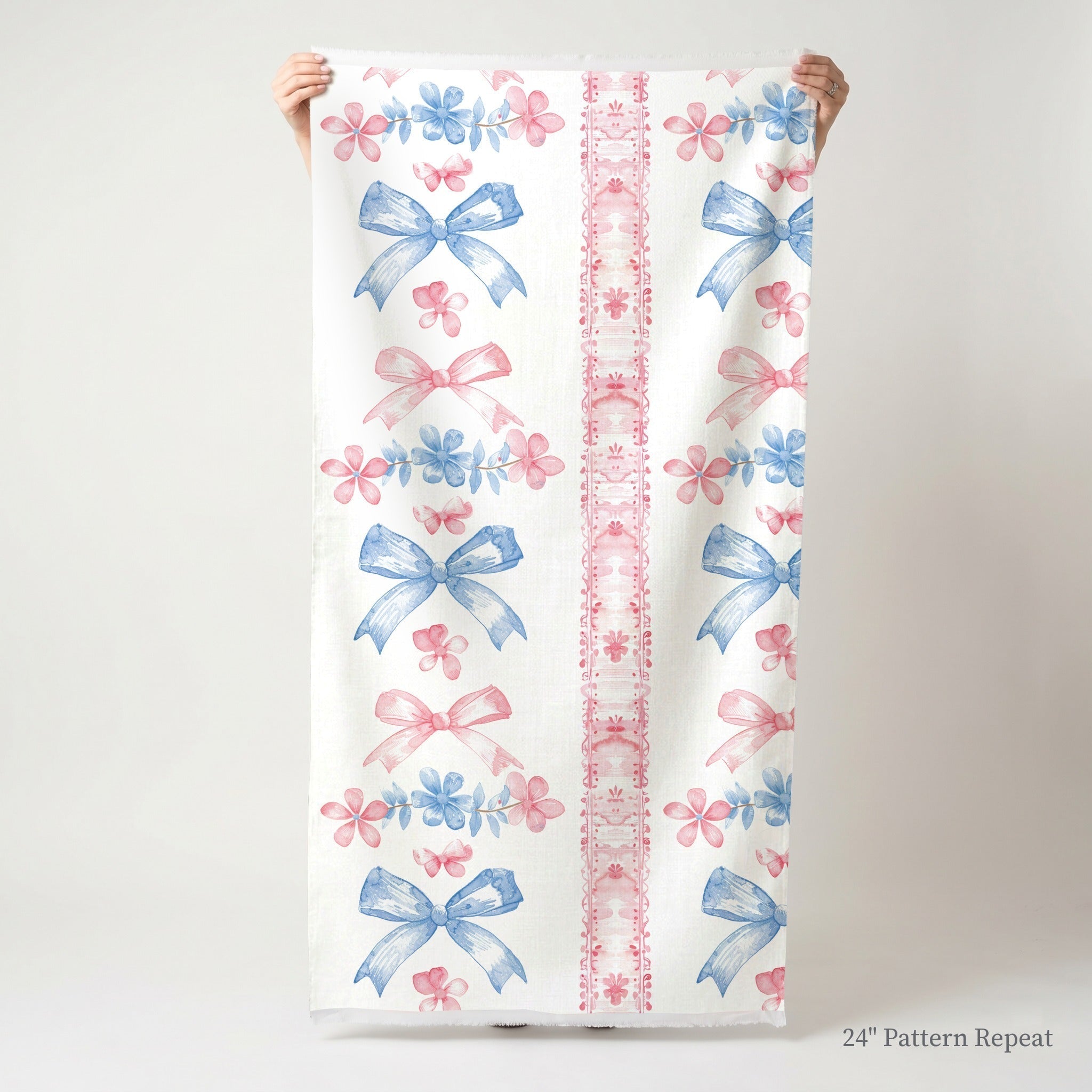 Briar Rose Ribbons - Fabric - Benton Lane Home - Lemon Park