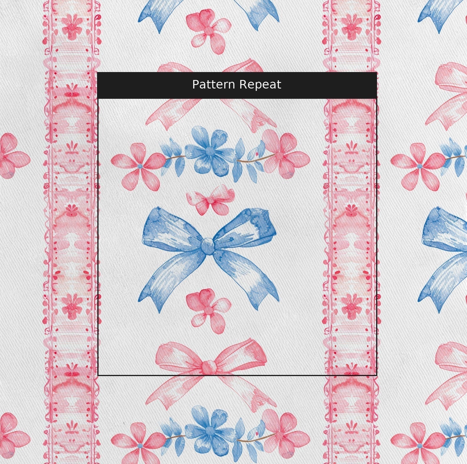 Briar Rose Ribbons - Fabric - Benton Lane Home - Lemon Park