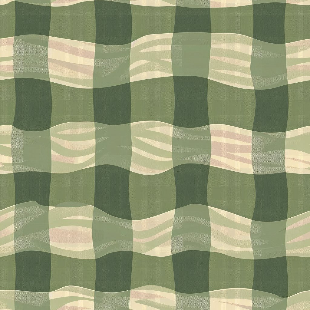 Bridger Funky Gingham Wallpaper - Benton Lane Home - Painted Paper