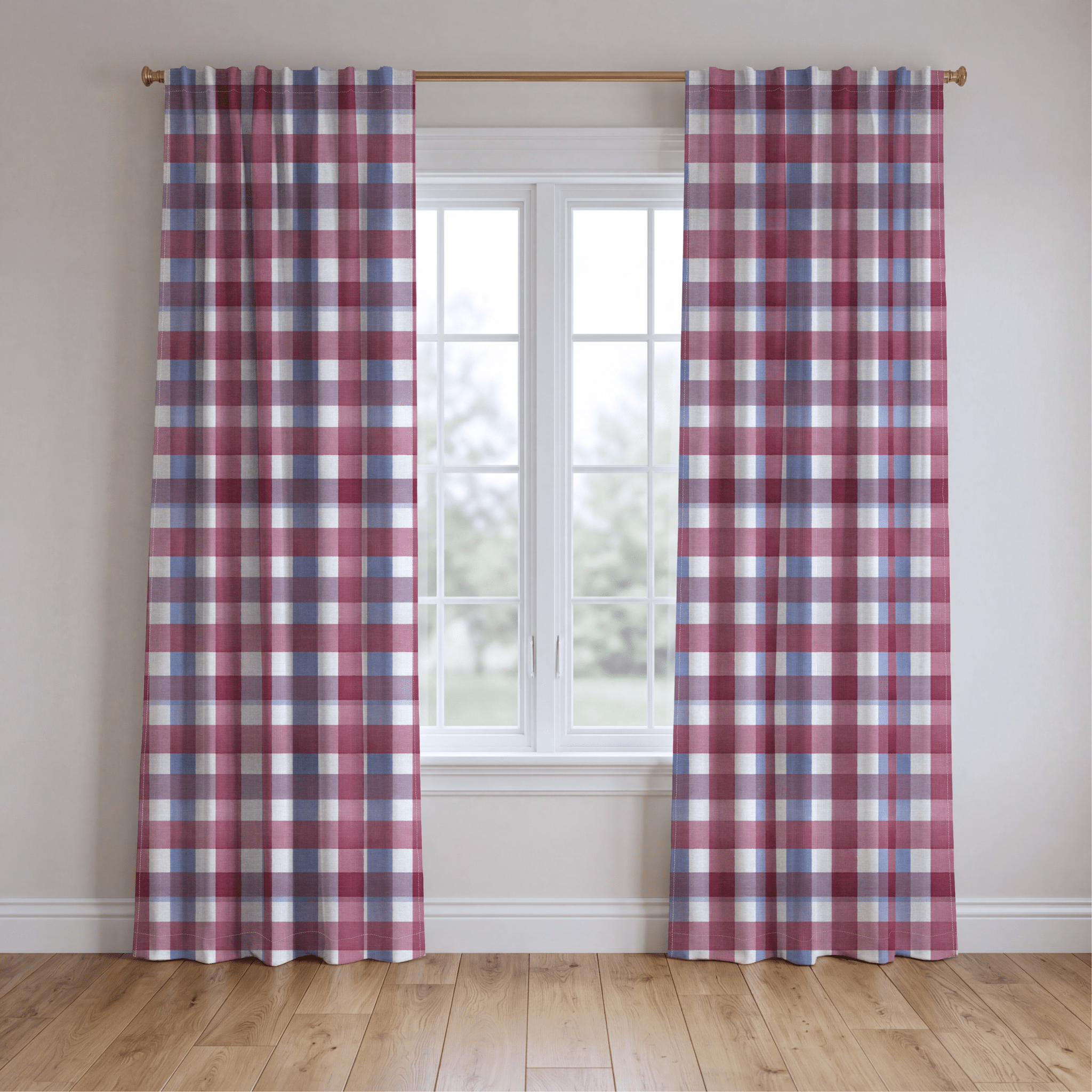 Brighton Plaid - Drapery - Benton Lane Home - Lemon Park