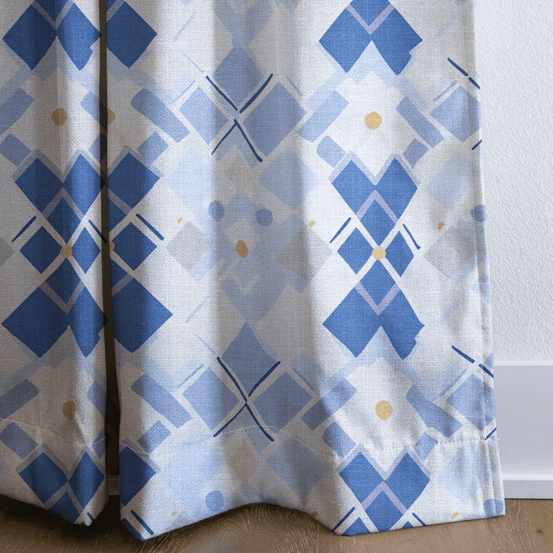 Brooke Blues - Drapery - Benton Lane Home - Lemon Park