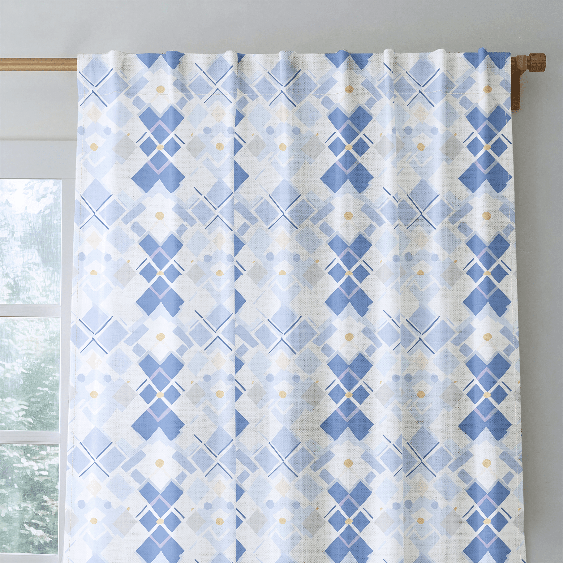 Brooke Blues - Drapery - Benton Lane Home - Lemon Park