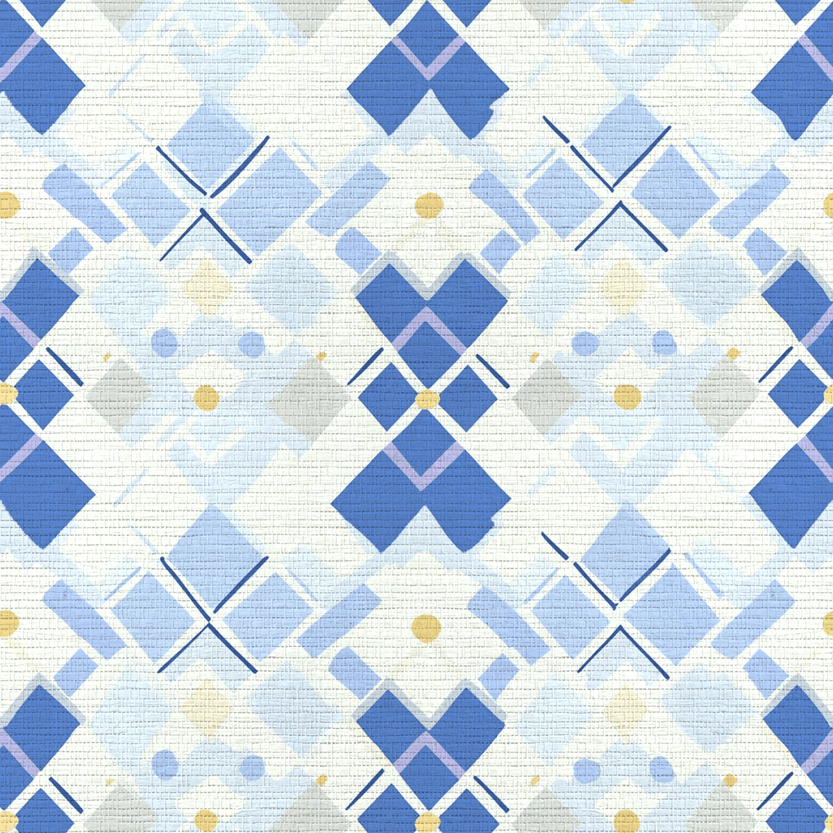 Brooke Blues Faux Grasscloth Wallpaper - Lemon Park