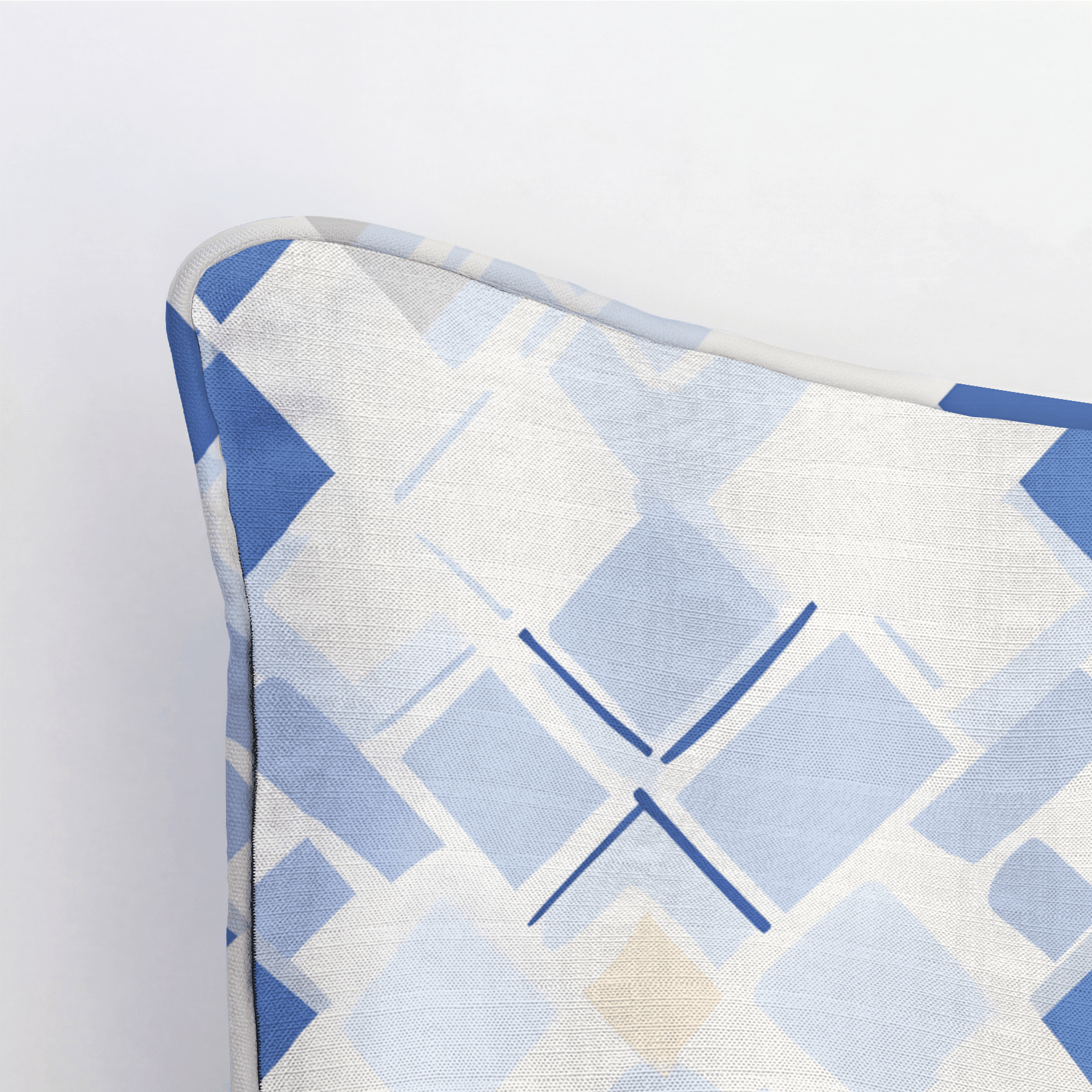 Brooke Blues Throw Pillow - Benton Lane Home - Lemon Park