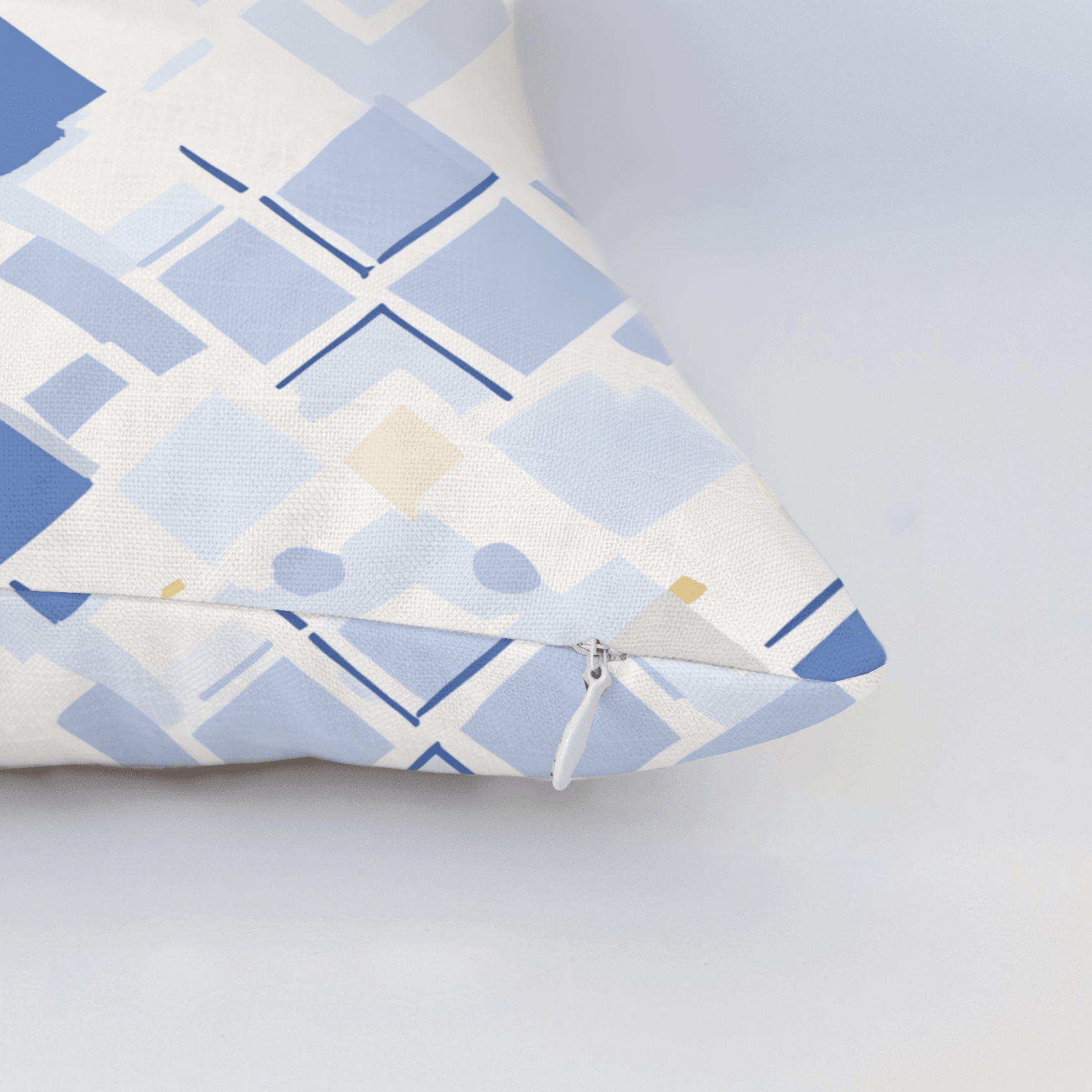 Brooke Blues Throw Pillow - Benton Lane Home - Lemon Park