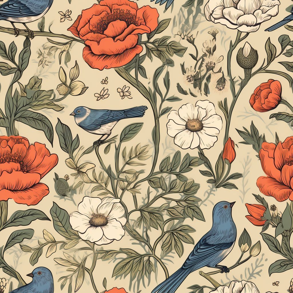 Brookley Vintage Wallpaper - Benton Lane Home - Painted Paper