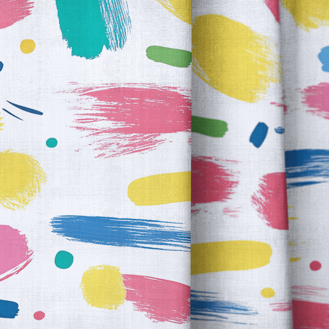 Brushstroke Bliss - Drapery - Benton Lane Home - Lemon Park