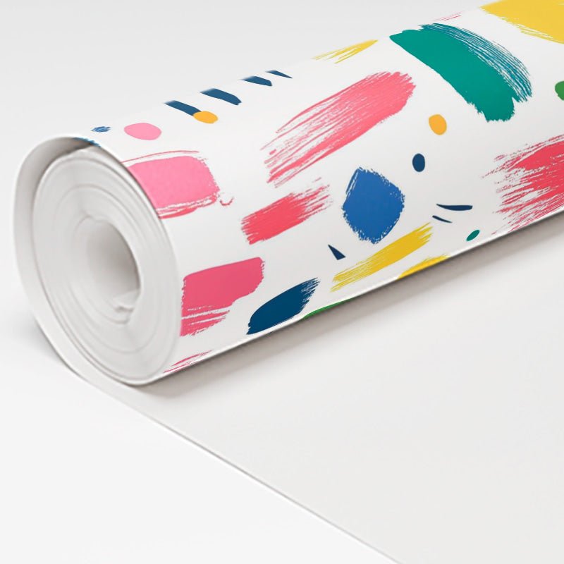 Brushstroke Bliss Wallpaper - Lemon Park