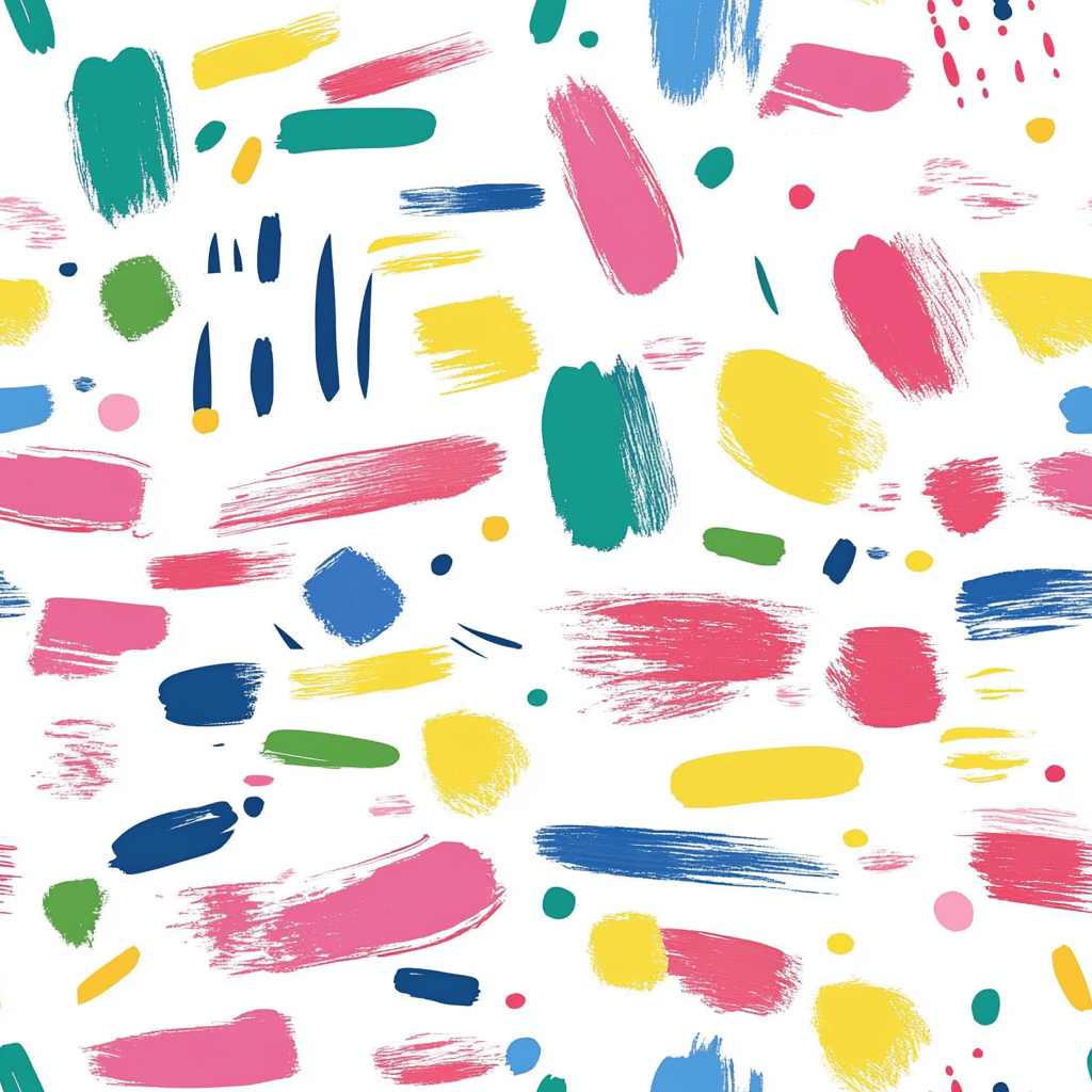 Brushstroke Bliss Wallpaper - Lemon Park