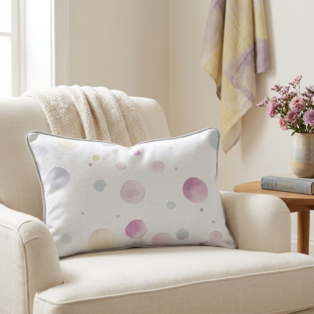 Bubble Bliss Throw Pillow - Benton Lane Home - Lemon Park
