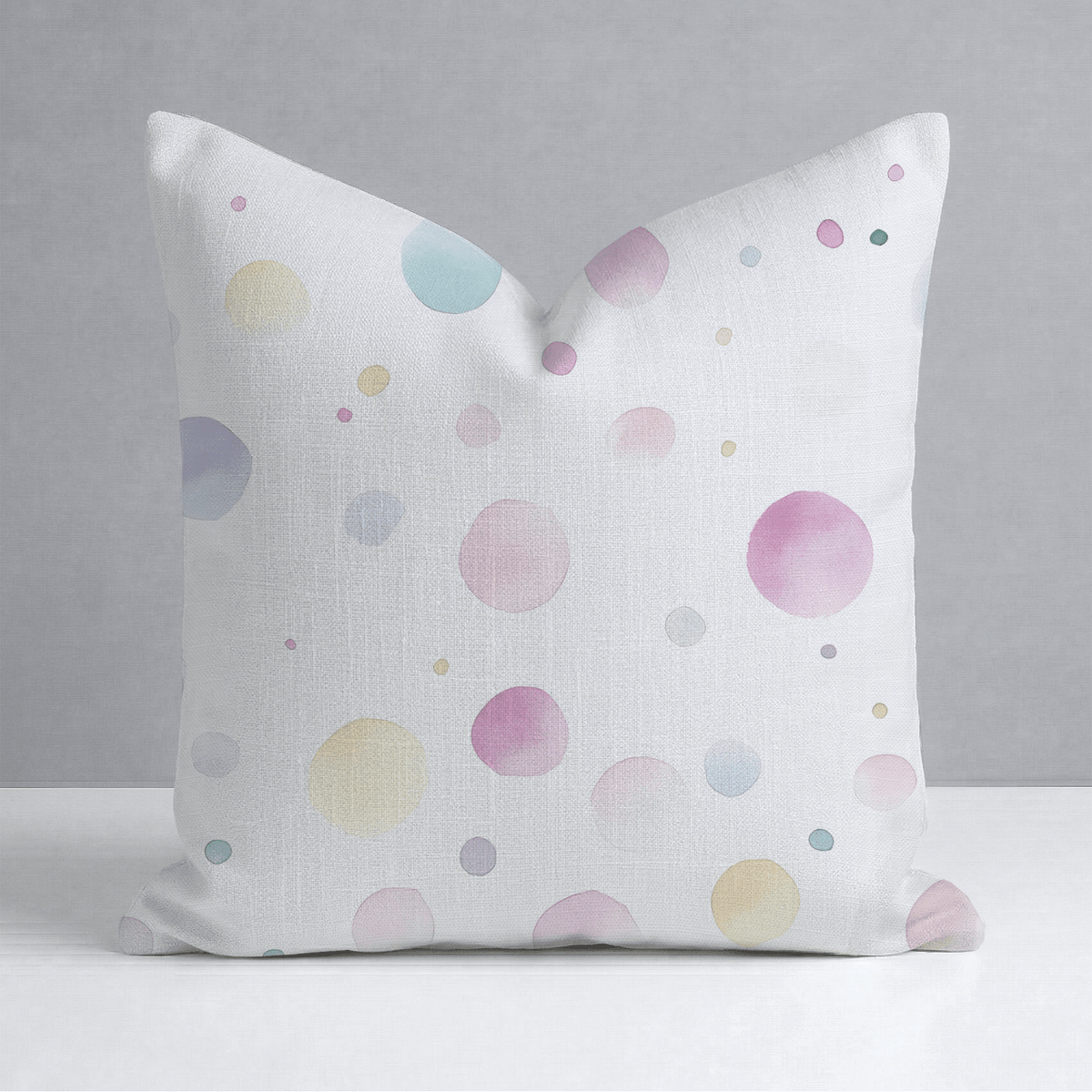 Bubble Bliss Throw Pillow - Lemon Park