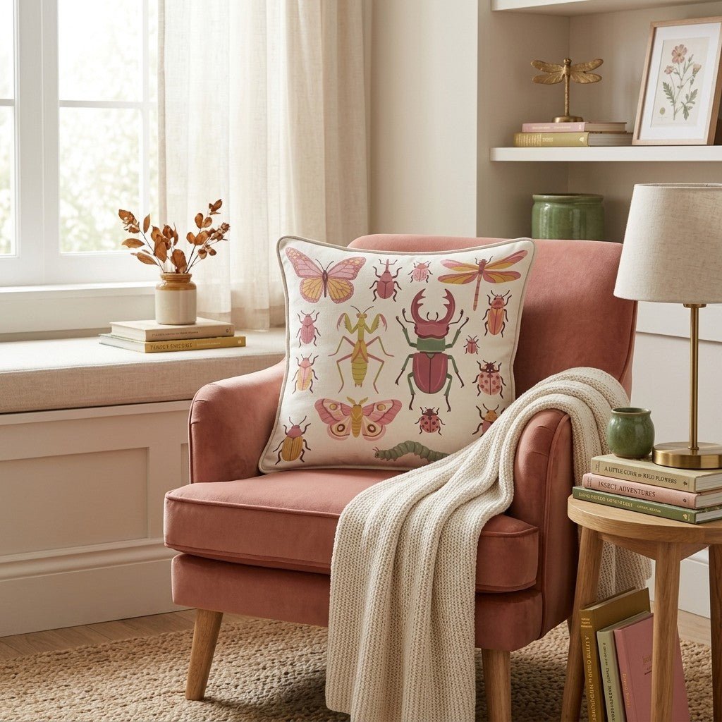 Bug Party Throw Pillow - Benton Lane Home - Hillcroft Home
