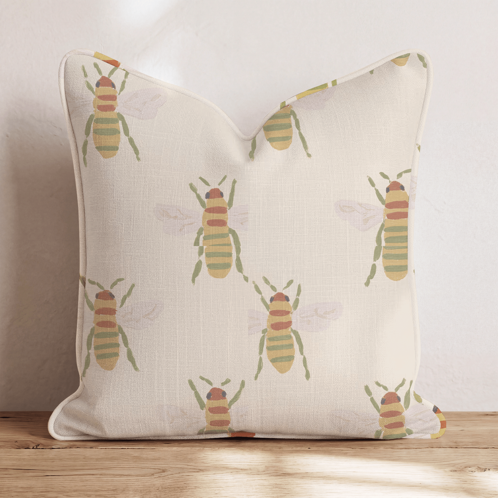 Bumble Bees Throw Pillow - Benton Lane Home - Hillcroft Home