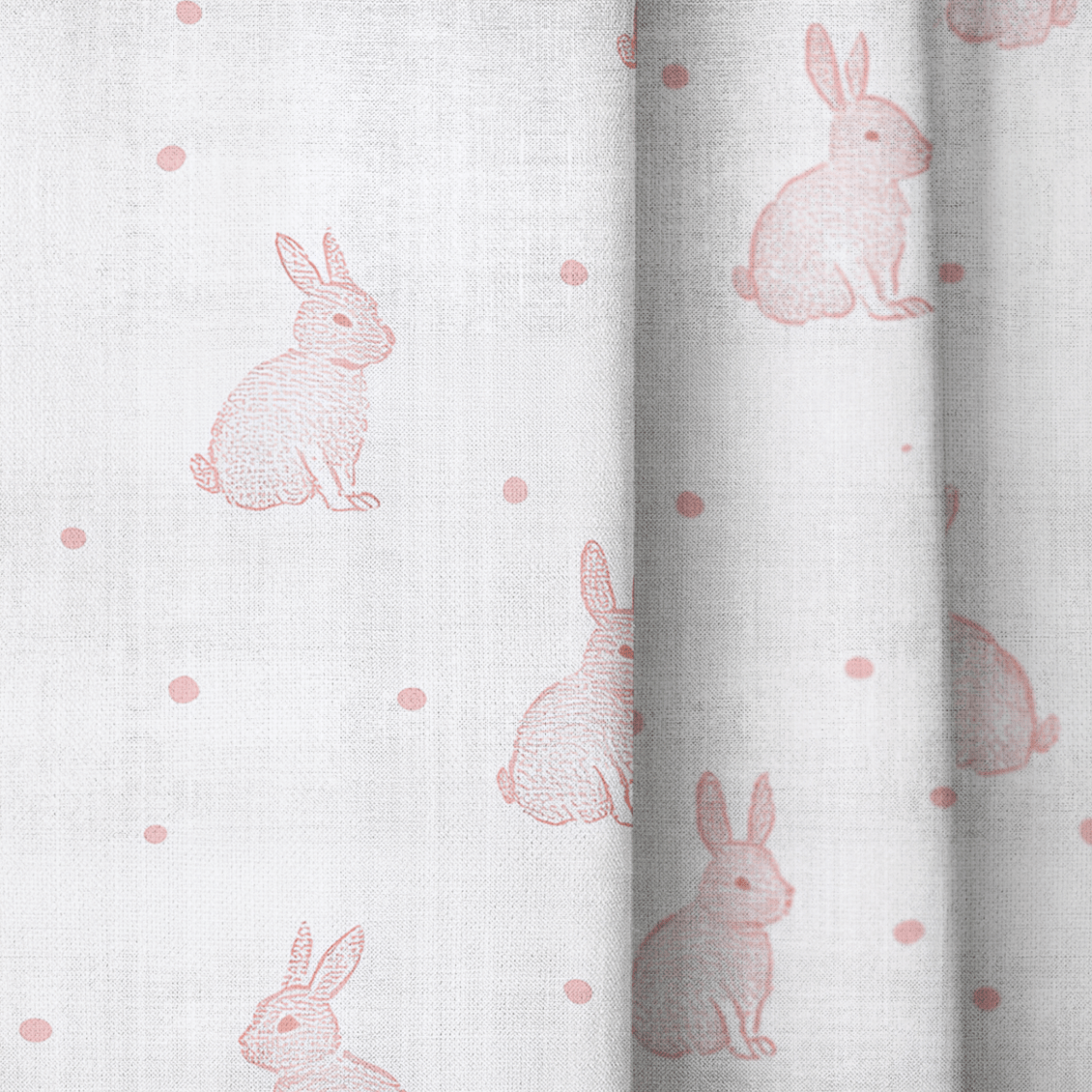 Bunny Ballet - Drapery - Lemon Park