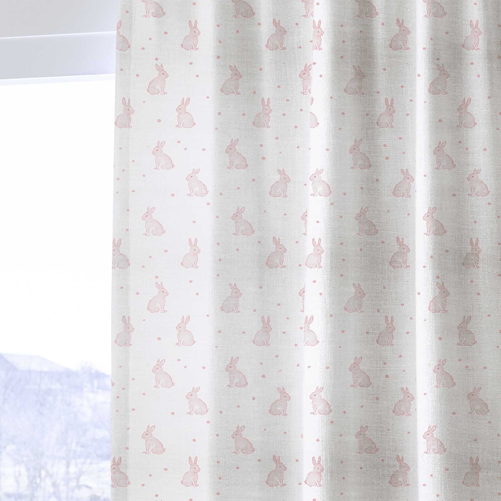 Bunny Ballet - Drapery - Benton Lane Home - Lemon Park