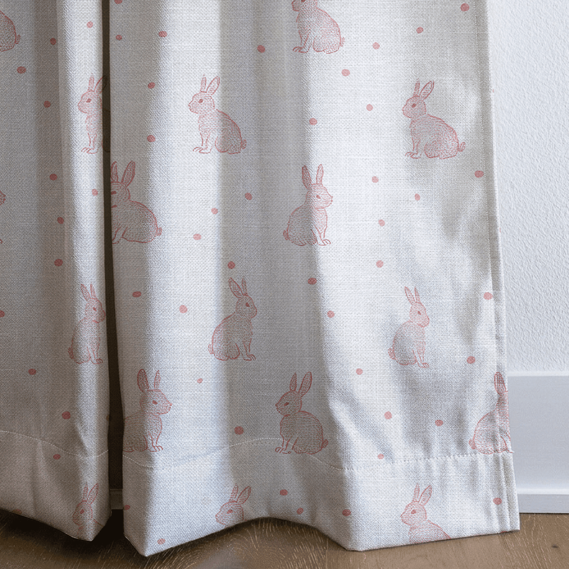 Bunny Ballet - Drapery - Benton Lane Home - Lemon Park