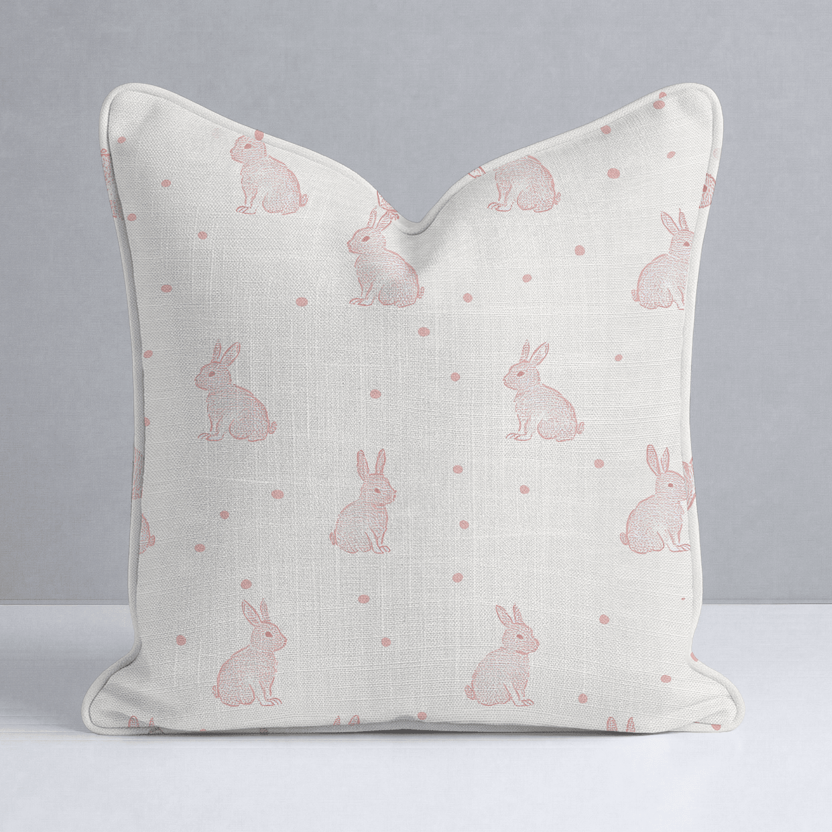 Bunny Ballet Throw Pillow - Benton Lane Home - Lemon Park