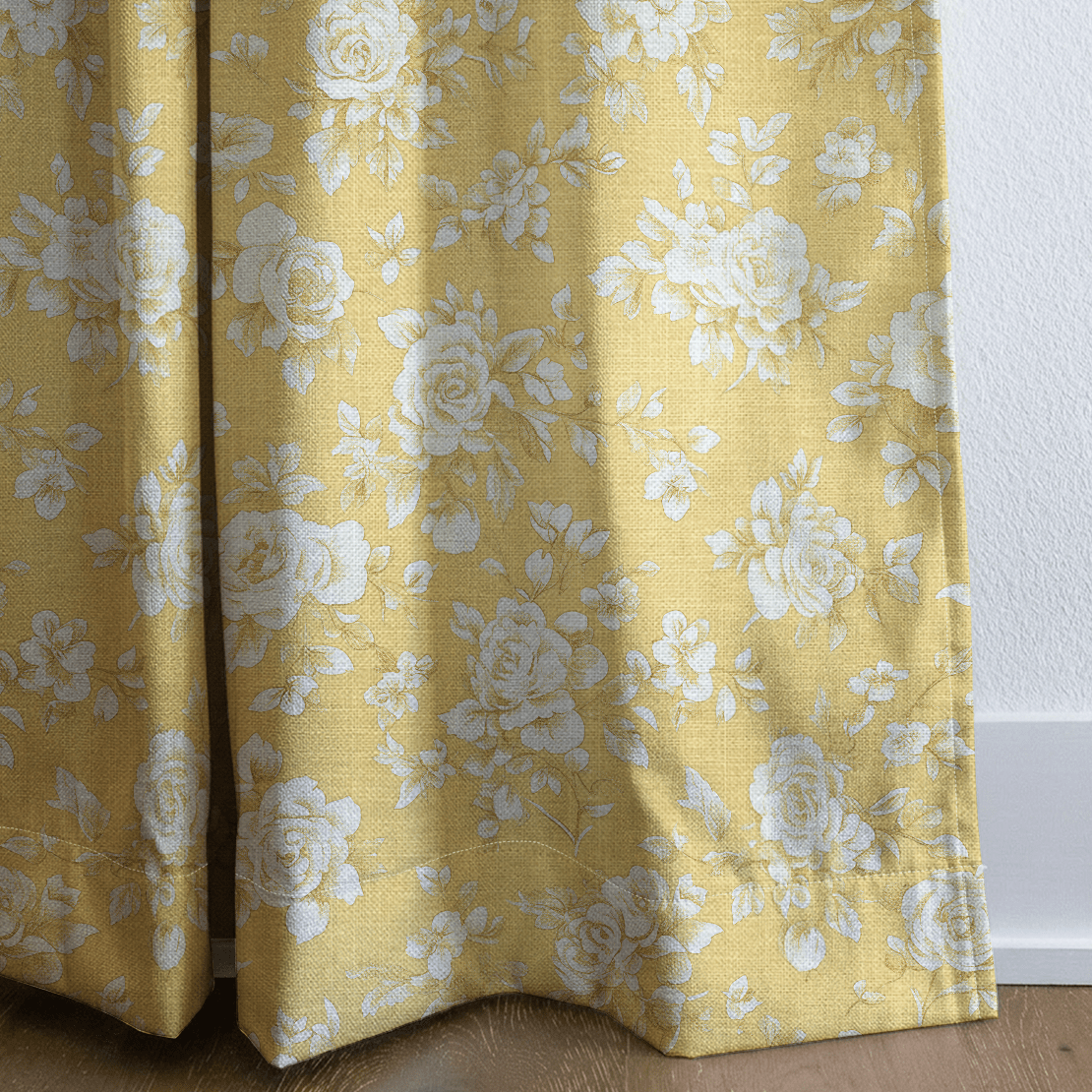 Buttercream Rose - Drapery - Benton Lane Home - Lemon Park