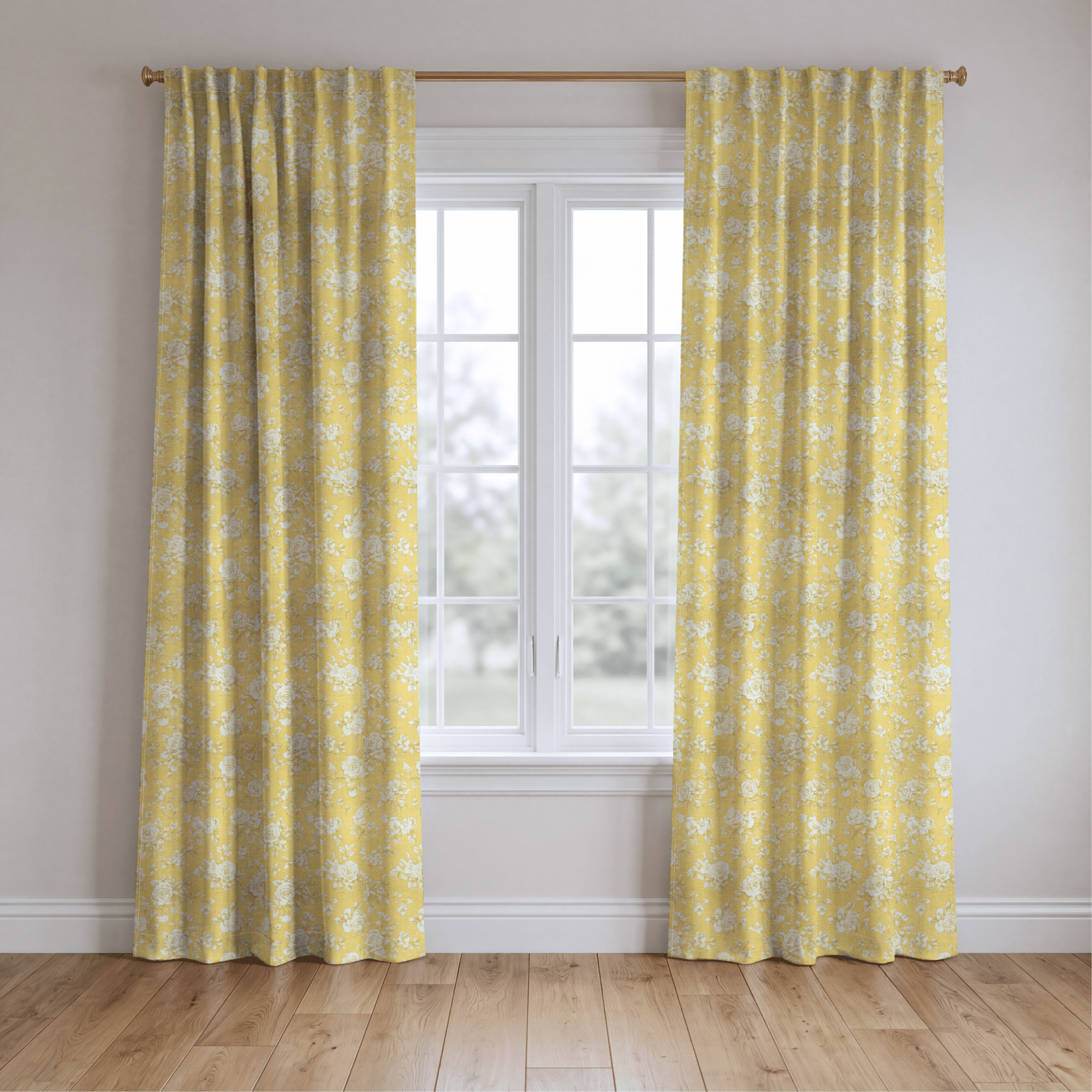 Buttercream Rose - Drapery - Benton Lane Home - Lemon Park