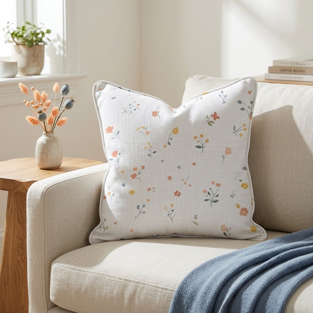 Buttercup Blooms Throw Pillow - Benton Lane Home - Lemon Park