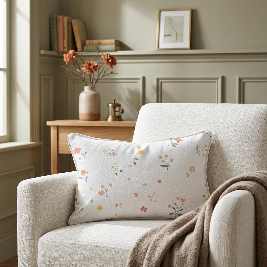 Buttercup Blooms Throw Pillow - Benton Lane Home - Lemon Park