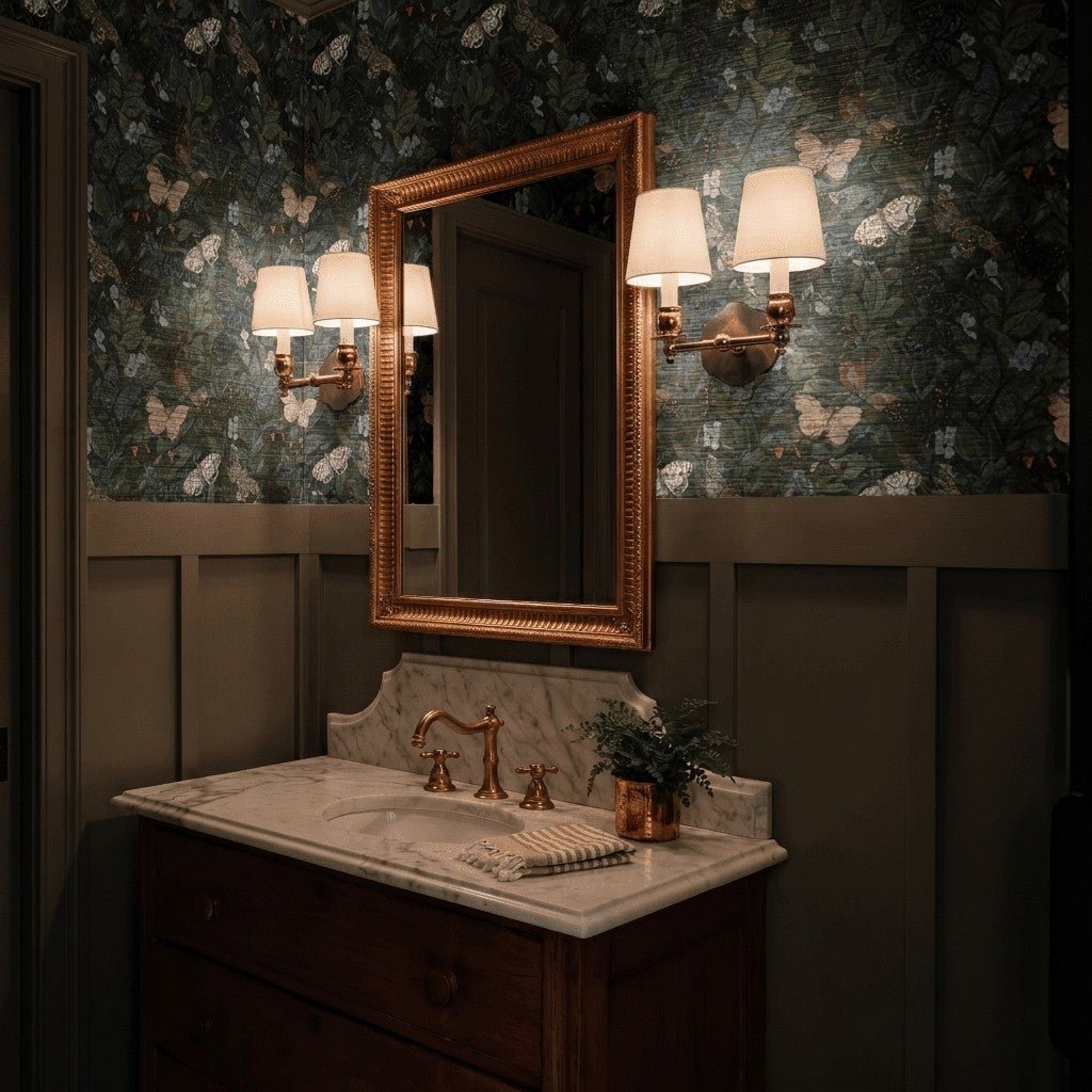 Butterfly Blooms Faux Grasscloth Wallpaper - Painted Paper