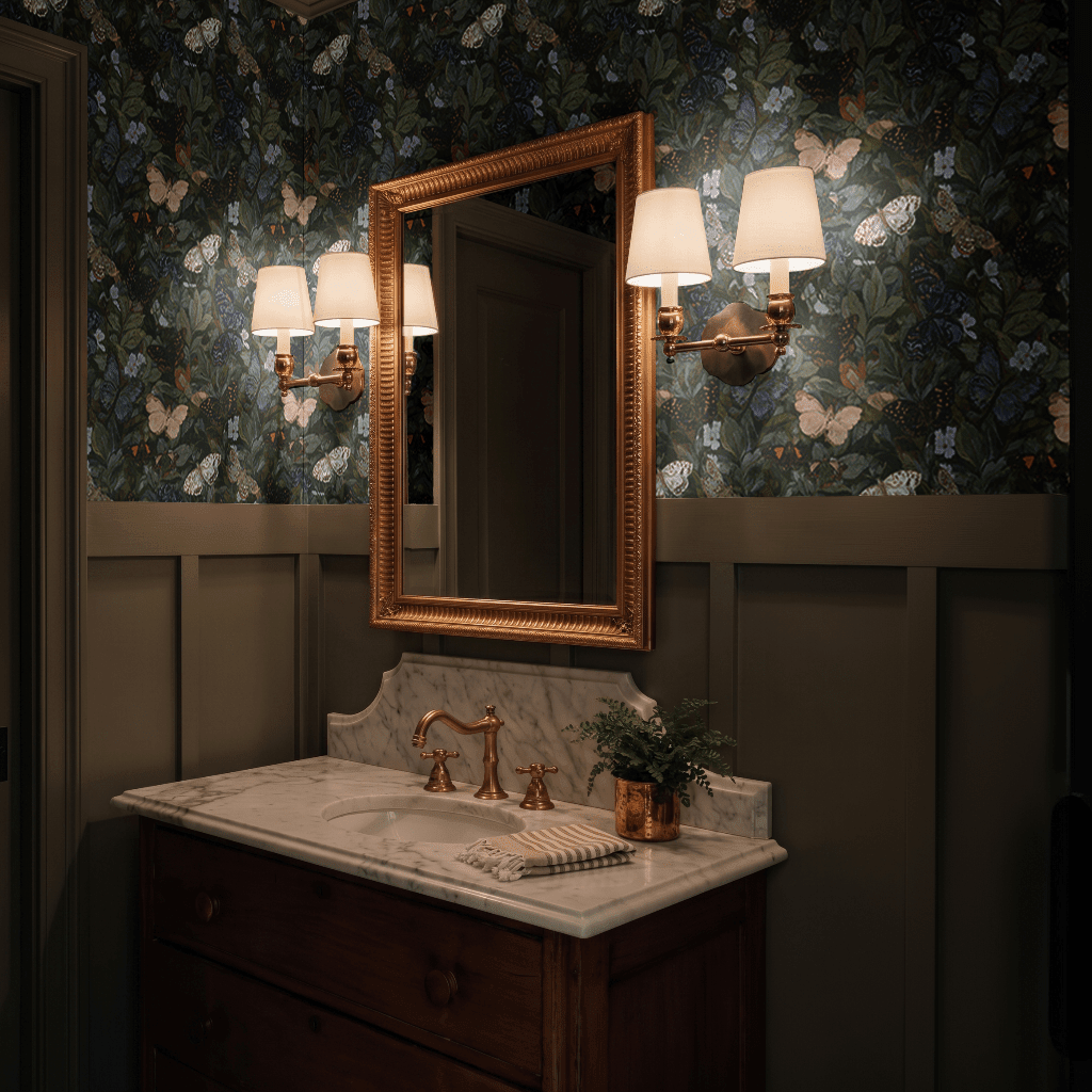 Butterfly Blooms Wallpaper - Benton Lane Home - Painted Paper