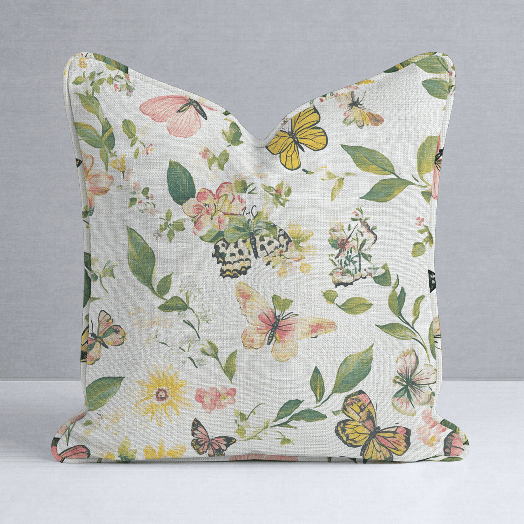 Butterfly Meadow Throw Pillow - Benton Lane Home - Lemon Park