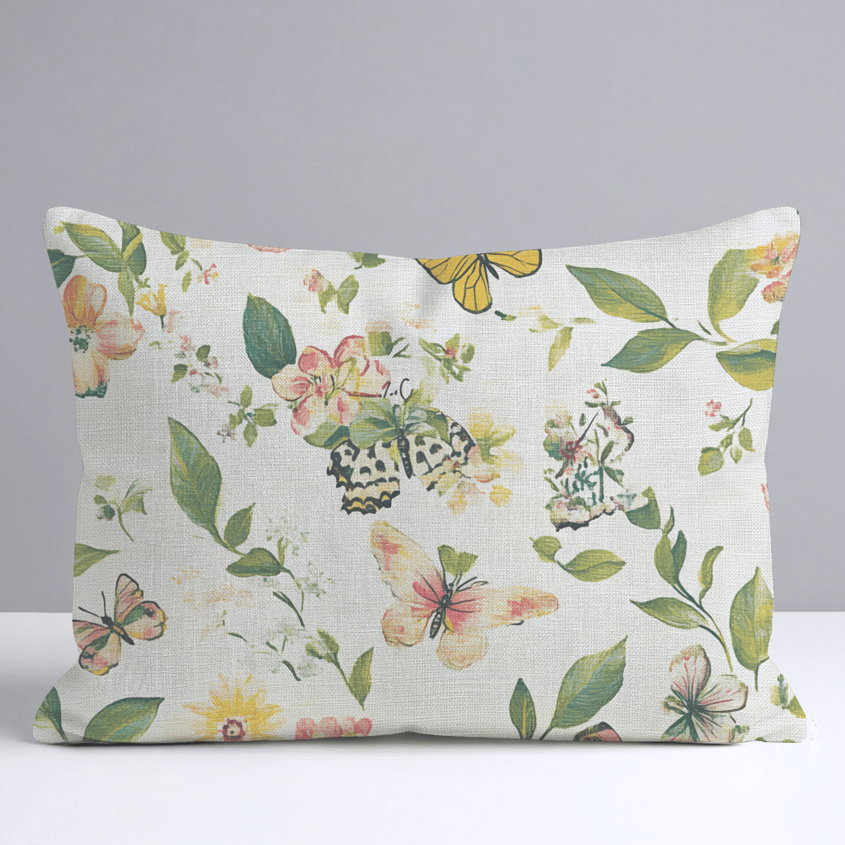 Butterfly Meadow Throw Pillow - Benton Lane Home - Lemon Park