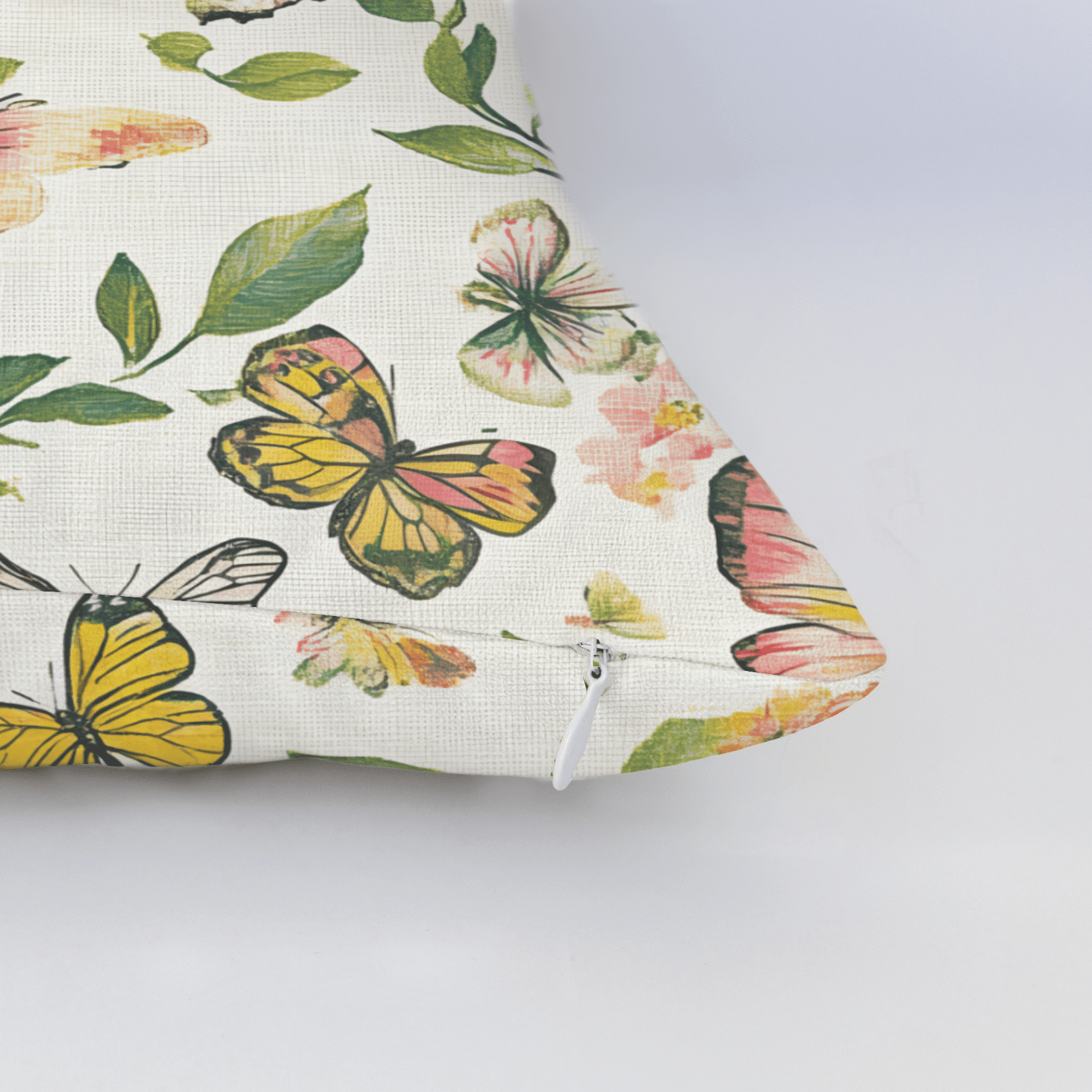 Butterfly Meadow Throw Pillow - Benton Lane Home - Lemon Park