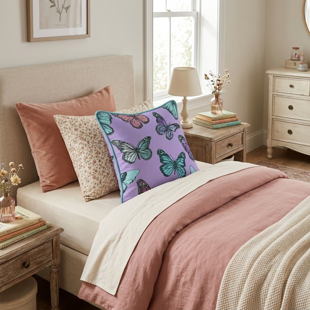 Butterfly Pack Throw Pillow - Benton Lane Home - Hillcroft Home