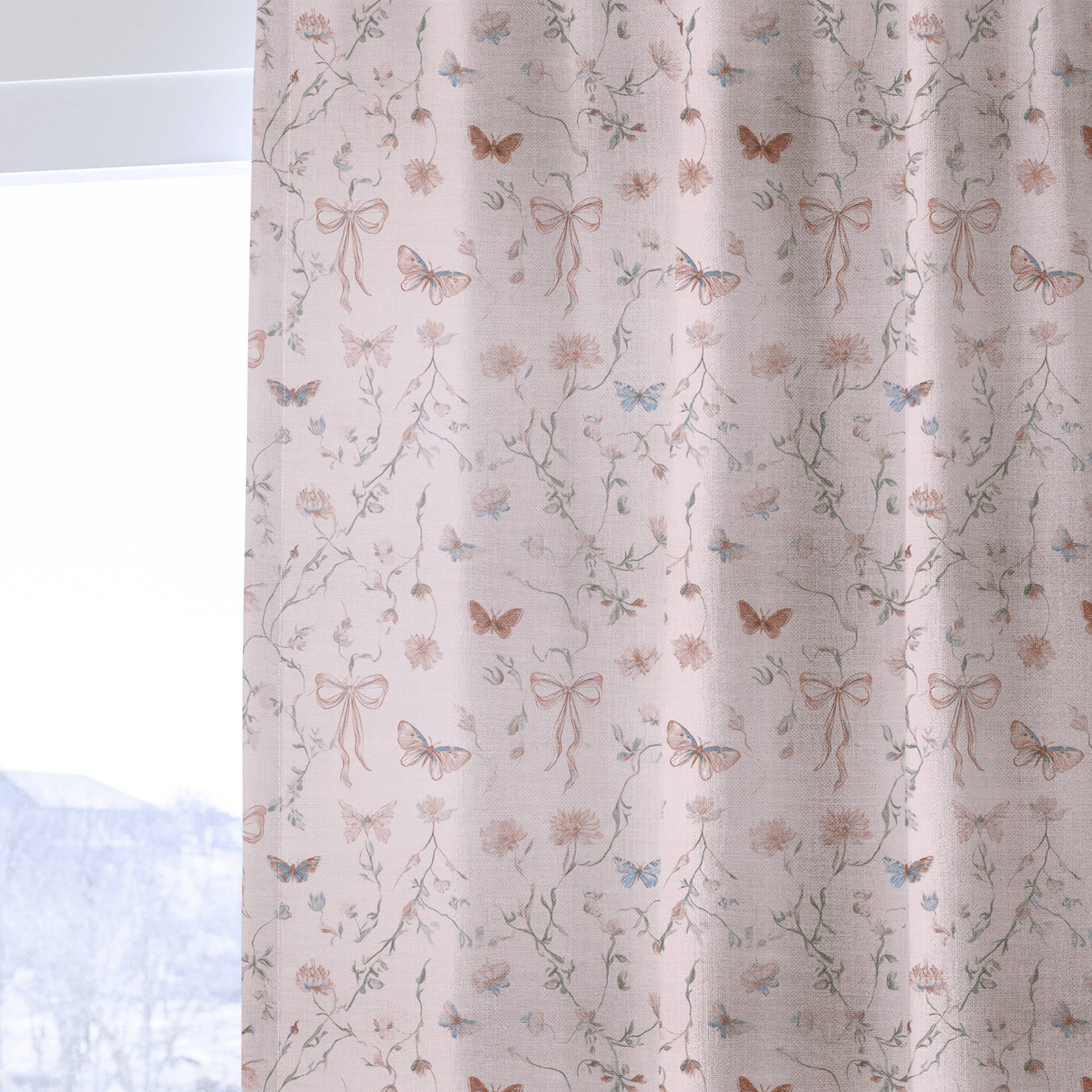 Butterfly Parlour - Drapery - Benton Lane Home - Lemon Park