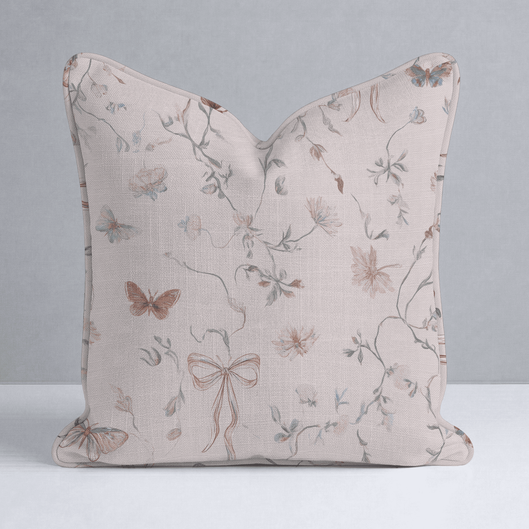 Butterfly Parlour Throw Pillow - Benton Lane Home - Lemon Park