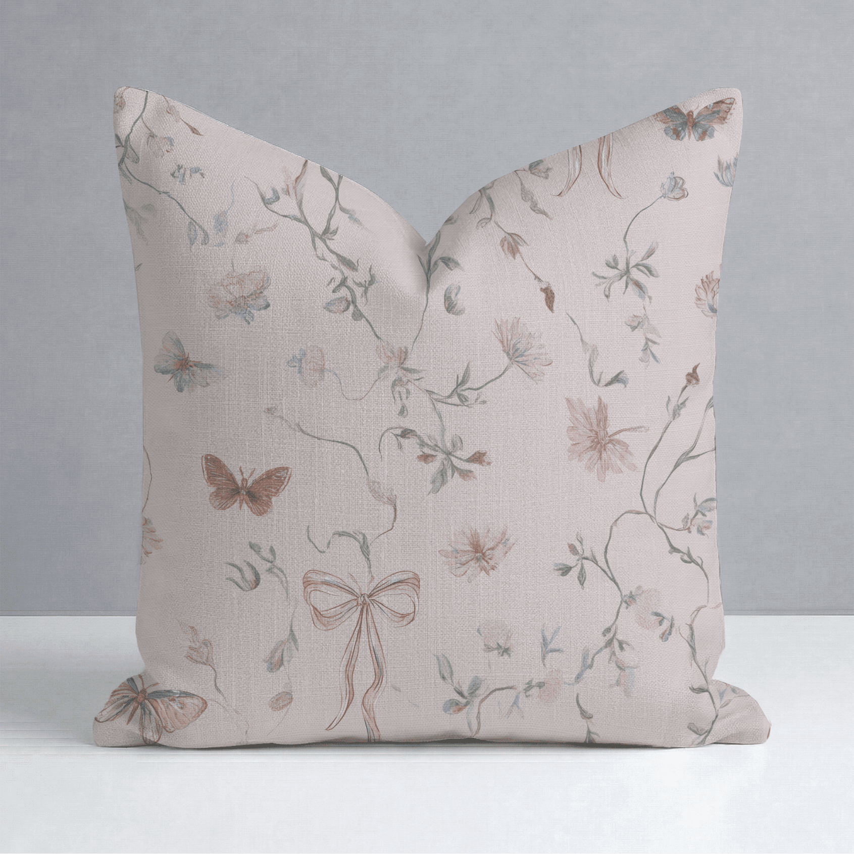 Butterfly Parlour Throw Pillow - Benton Lane Home - Lemon Park