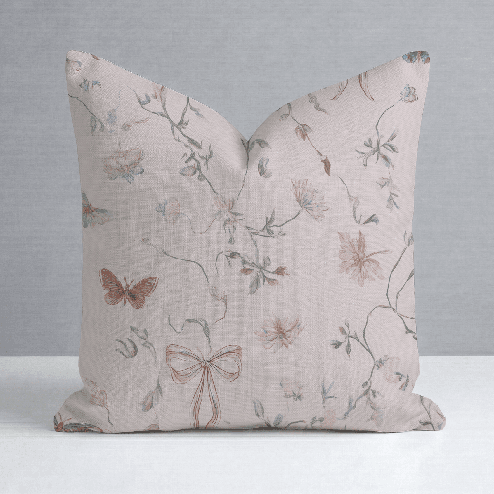 Butterfly Parlour Throw Pillow - Benton Lane Home - Lemon Park