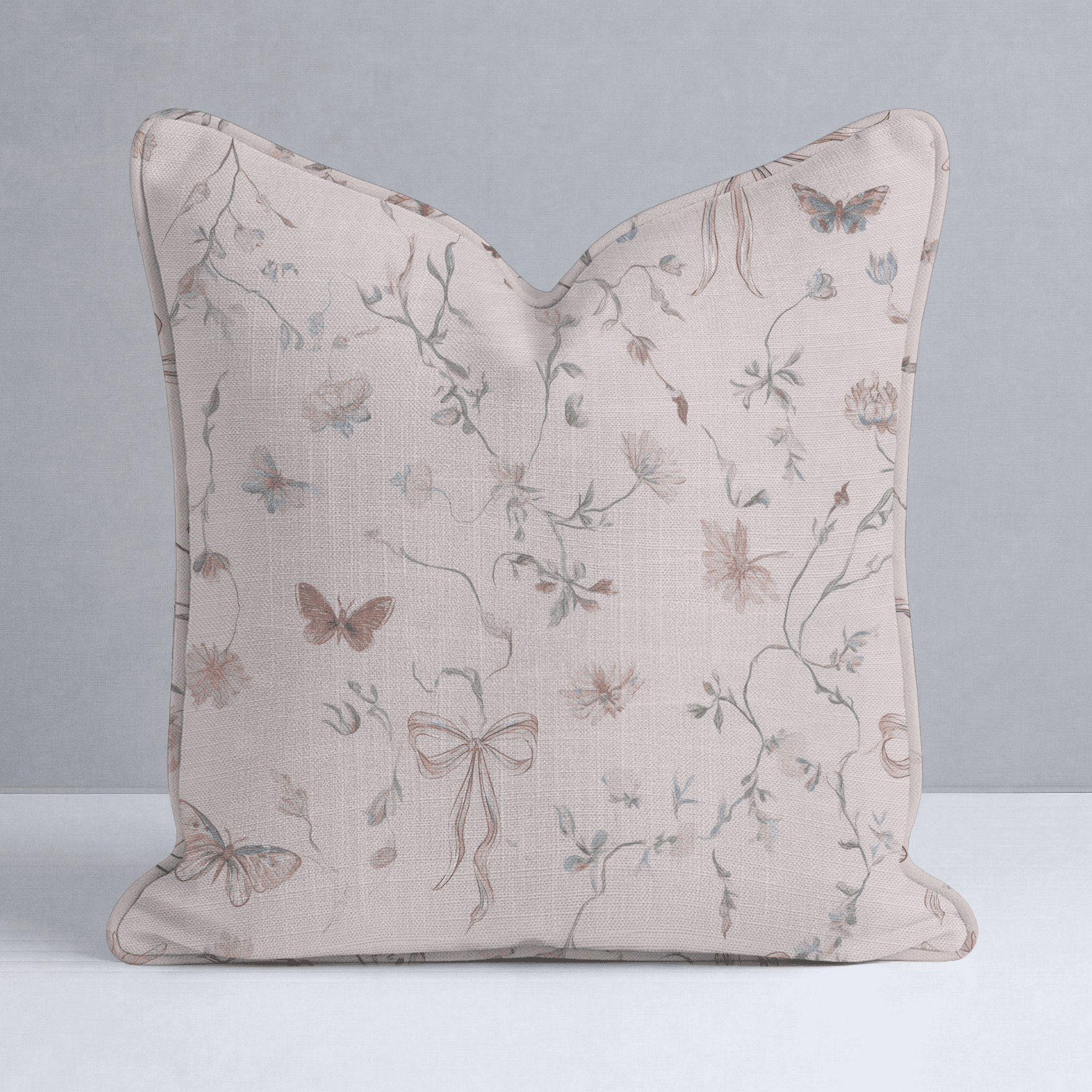 Butterfly Parlour Throw Pillow - Benton Lane Home - Lemon Park