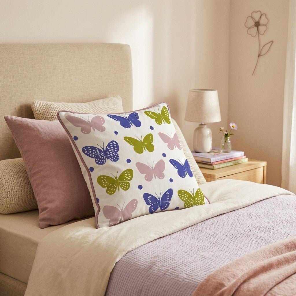 Butterly Dance Throw Pillow - Benton Lane Home - Hillcroft Home
