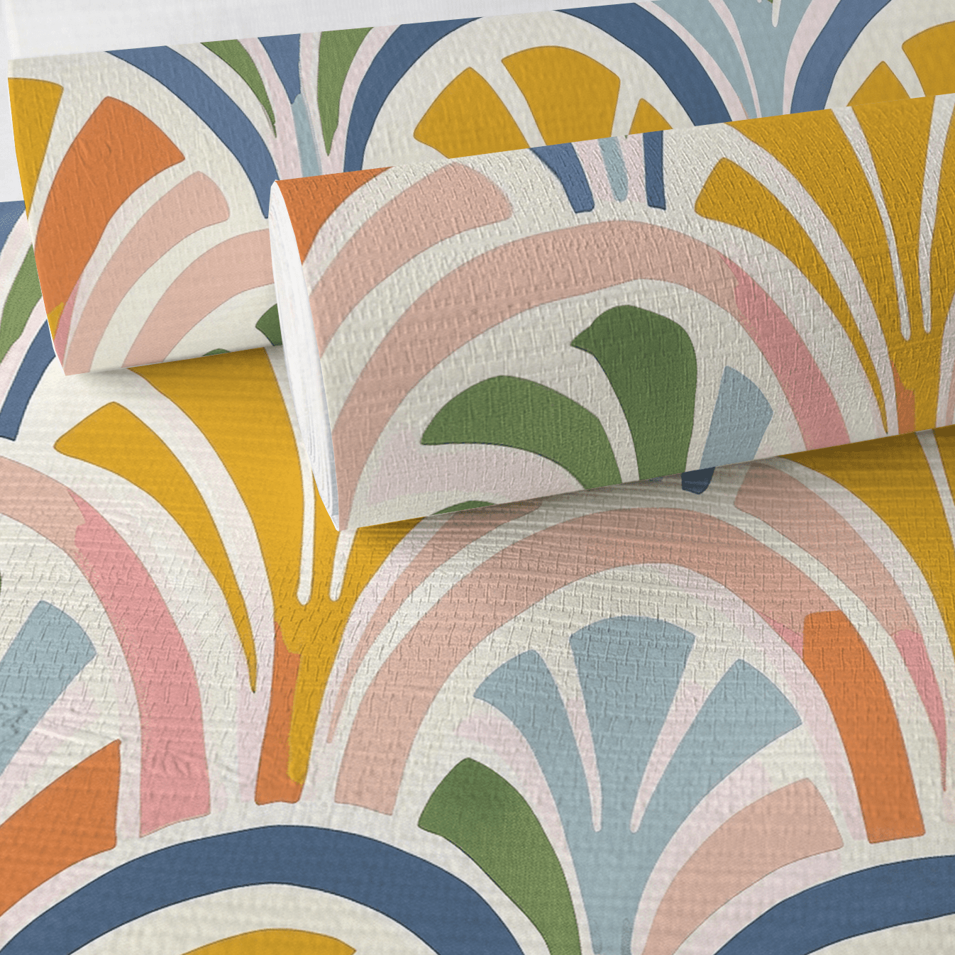 Cabana Club Faux Grasscloth Wallpaper - Painted Paper