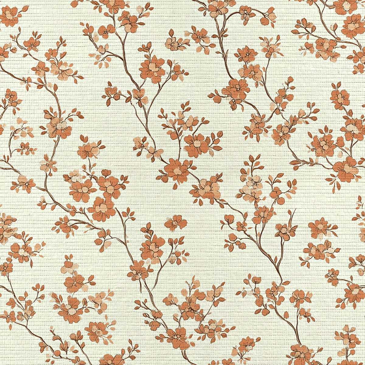 Cabin at Dawn Faux Grasscloth Wallpaper - Lemon Park