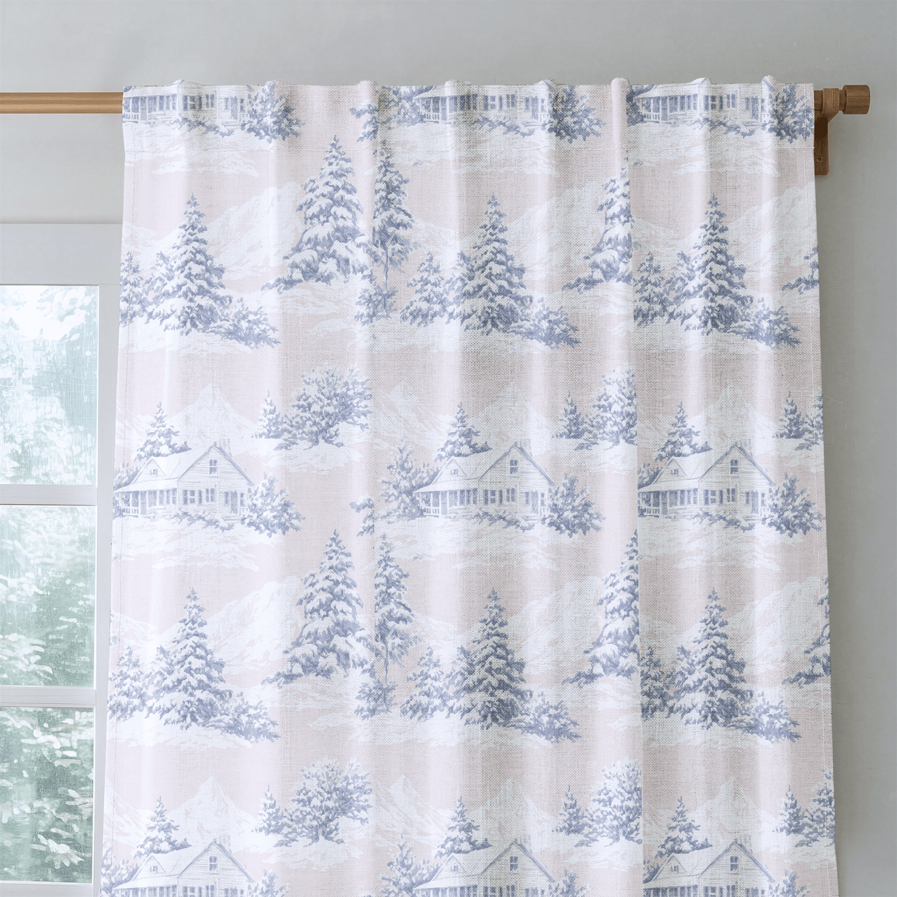 Cabin Cozy - Drapery - Benton Lane Home - Lemon Park
