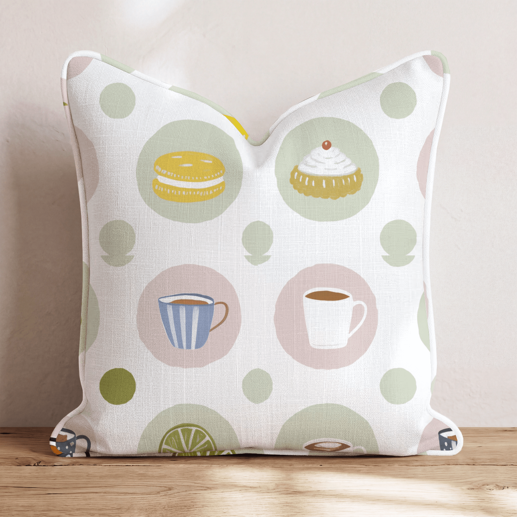 Cafecito Throw Pillow - Benton Lane Home - Hillcroft Home