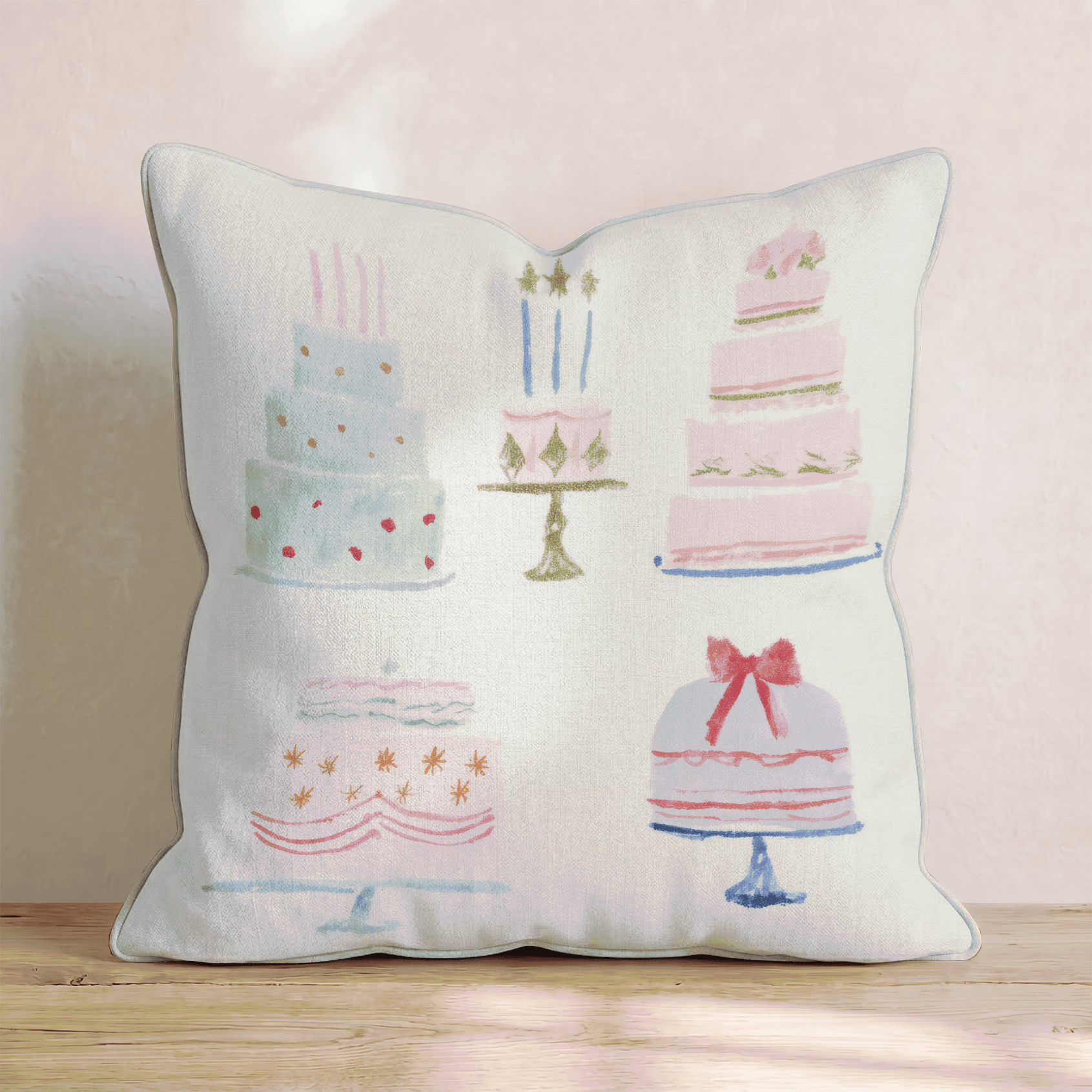 Cakes Throw Pillow - Benton Lane Home - Hillcroft Home