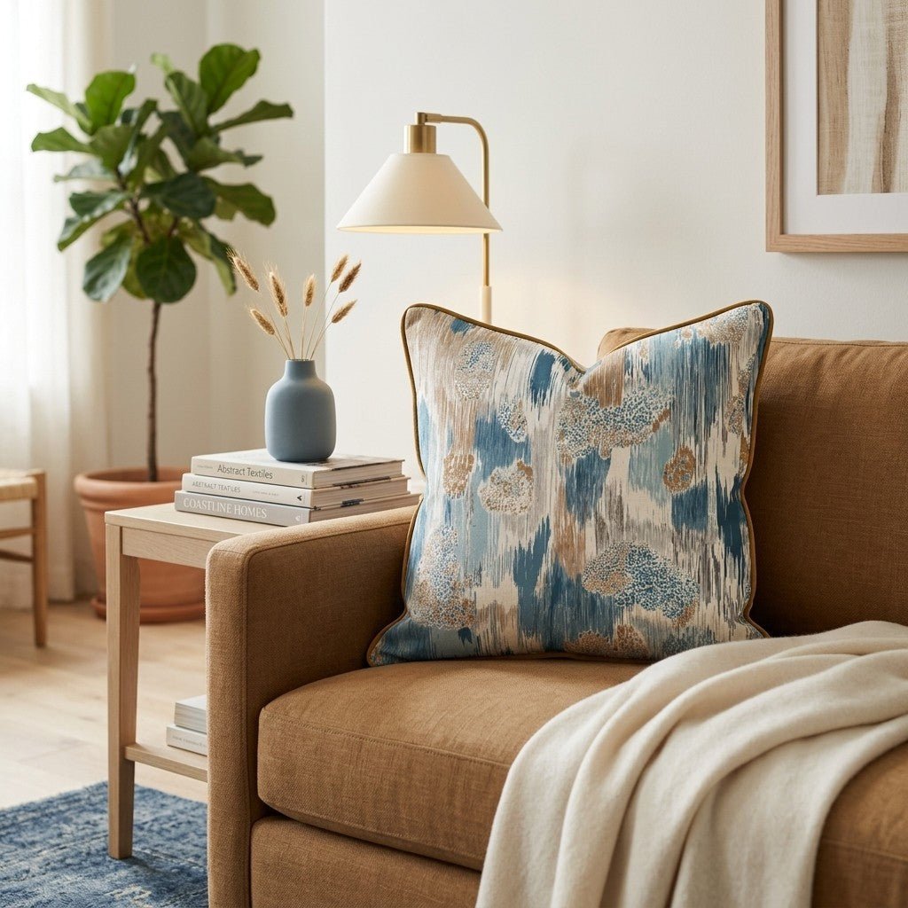 Calico Garden Throw Pillow - Benton Lane Home - Hillcroft Home