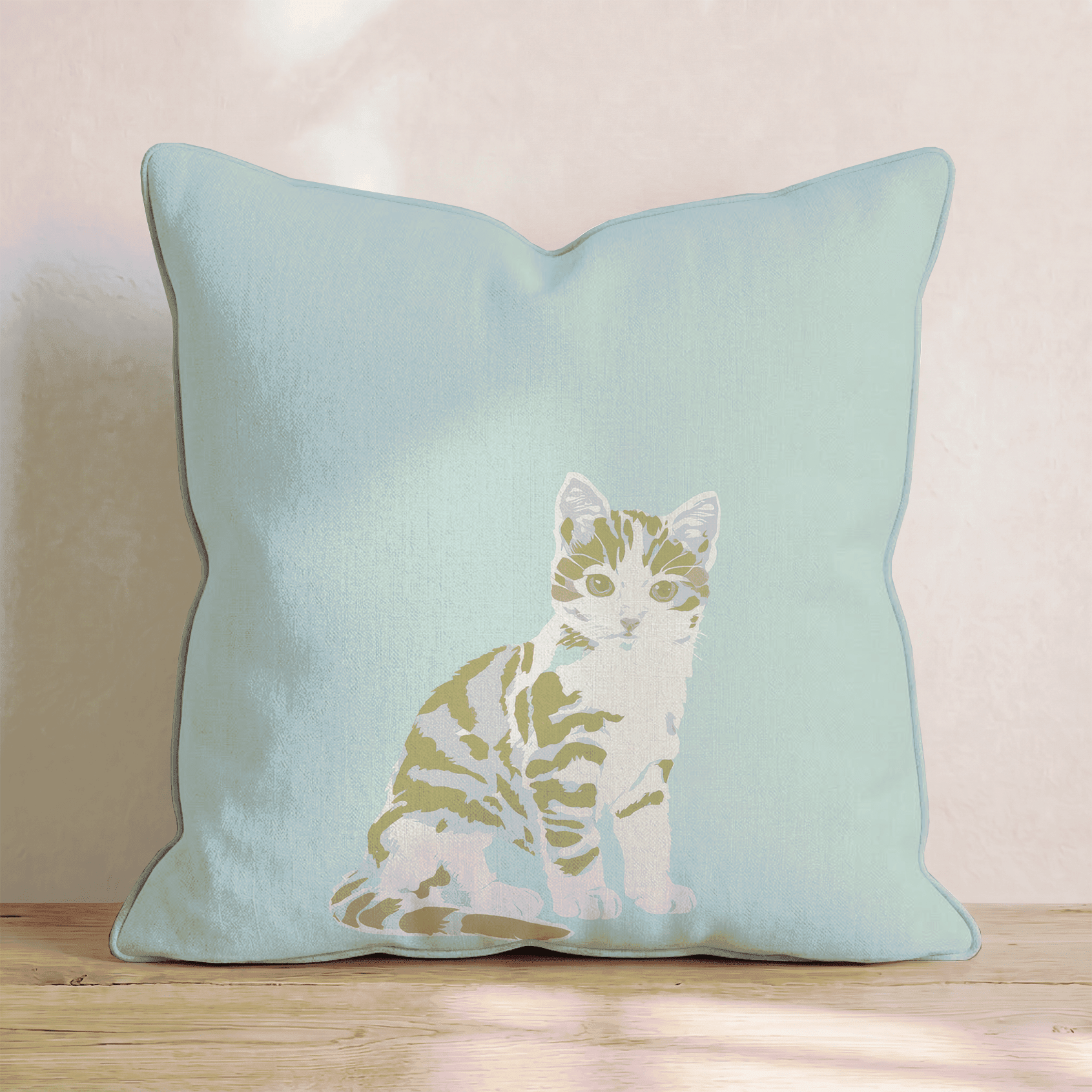 Calico Kitty Throw Pillow - Benton Lane Home - Hillcroft Home